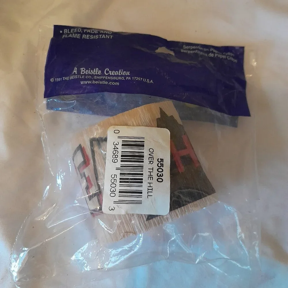 FREE WITH PURCHASE!! - Vintage 1991 Over the hill Streamer NWT